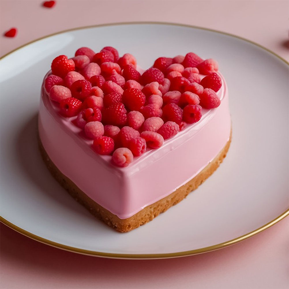 Wedding Supply Decor - 4Pcs Heart Foam Cake Dummy Cake