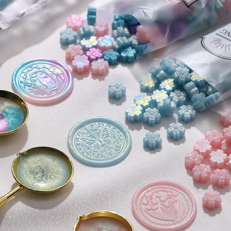 90pcs/bag Glitter Aurora Wax S - đánh giá và giá Wedding Sutra