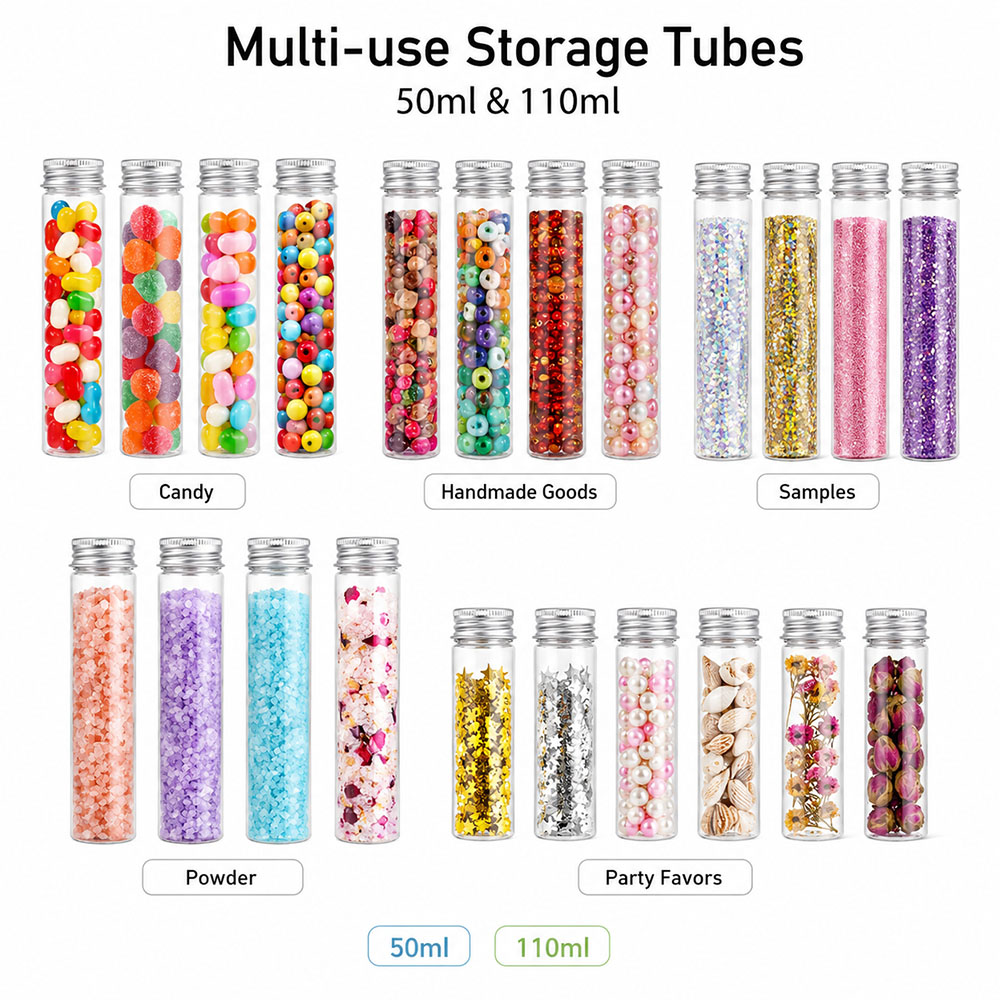 20pcs 50ml/100ml Clear Flat Tu - đánh giá và giá Wedding Souvenir
