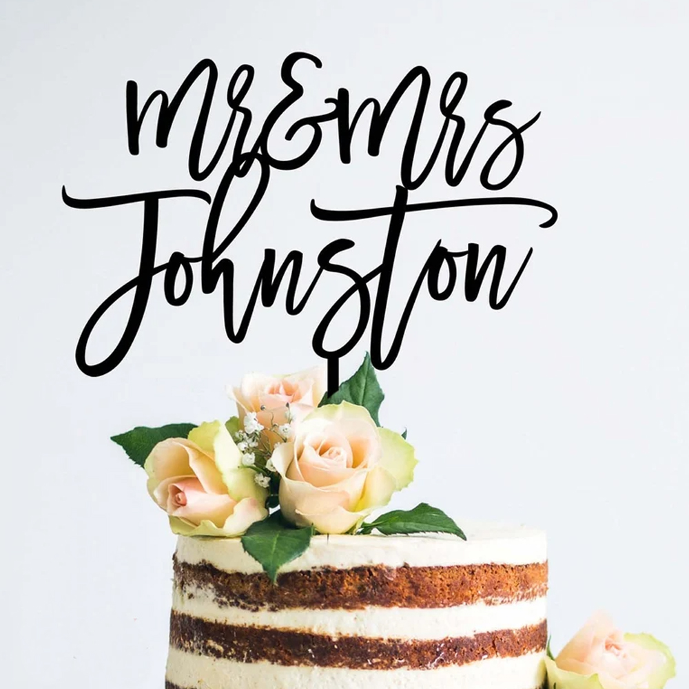 Personalised Mr & Mrs Bánh Cướ - đánh giá và giá Wedding Supply Rentals