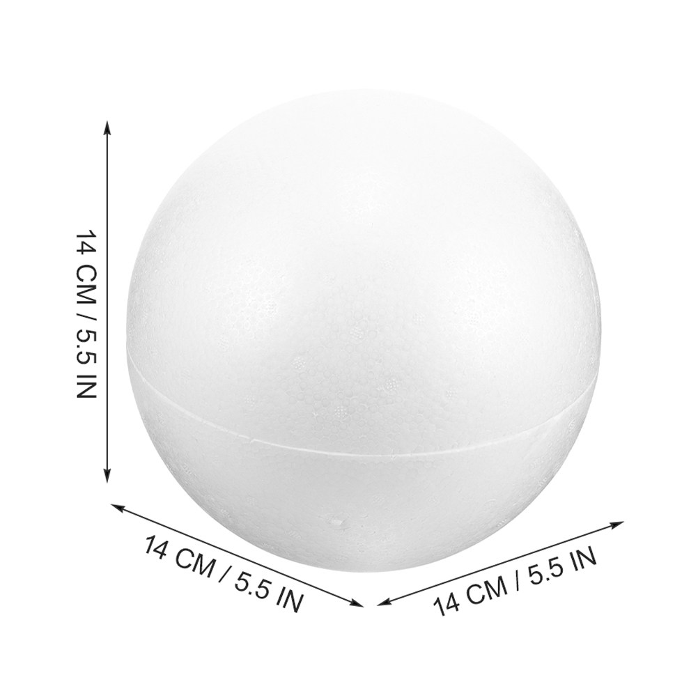 Large White Foam Ball Smooth S - đánh giá và giá Wedding Supply Decor
