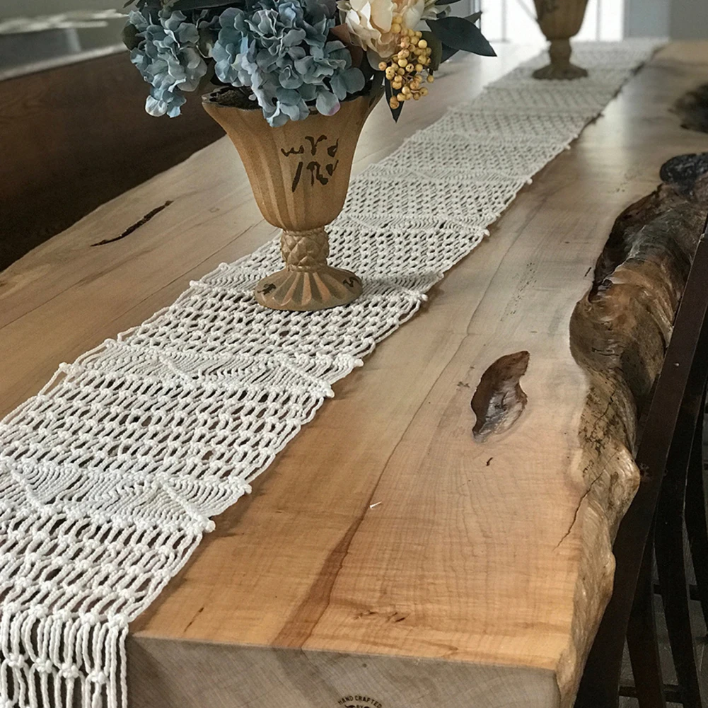 Macrame Boho Table Runner For  - đánh giá và giá Wedding Supply Rentals
