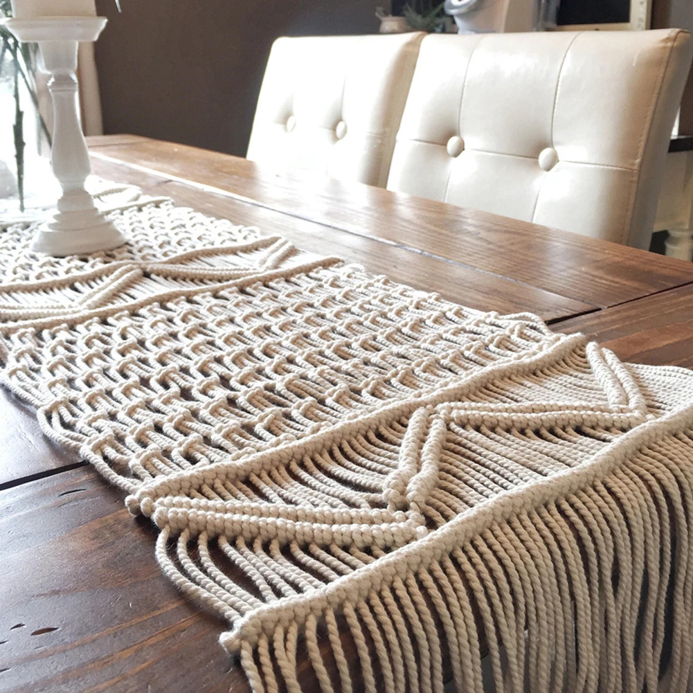 Macrame Boho Table Runner For  - đánh giá và giá Wedding Supply Rentals