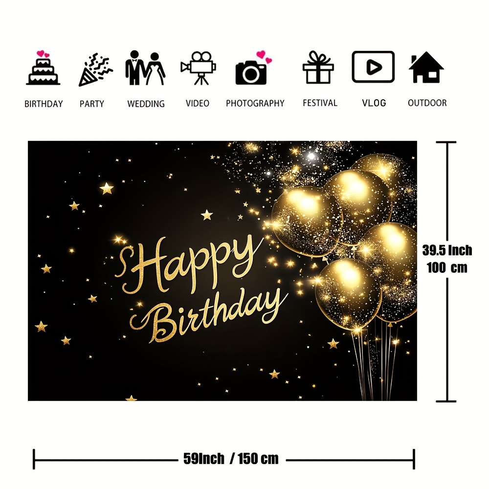 1pc super large black and gold - đánh giá và giá Wedding Superstar