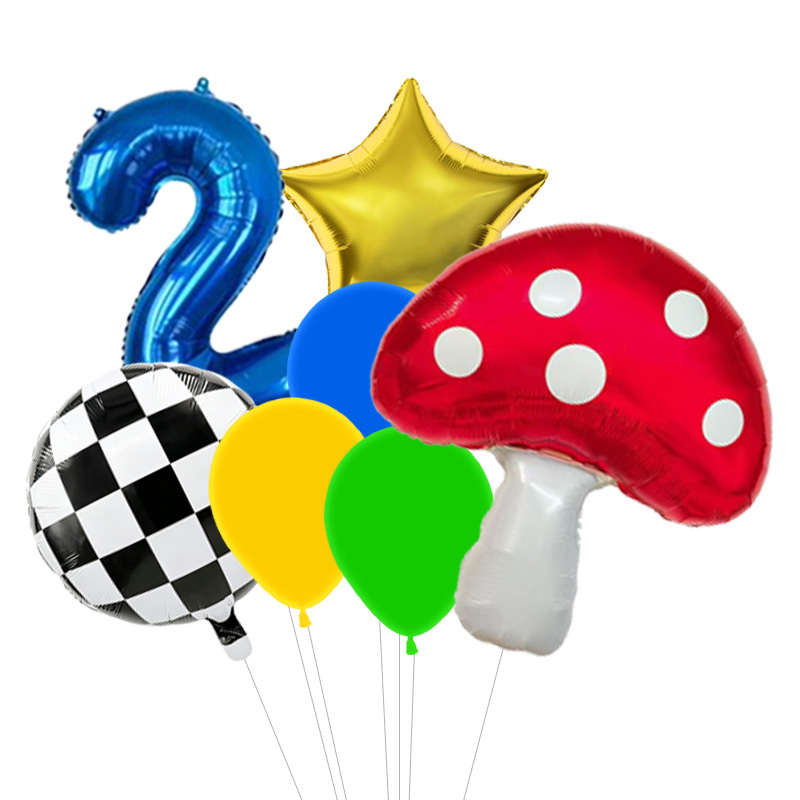 Mushroom Star Foil Balloons Ga - đánh giá và giá Wedding Superstar