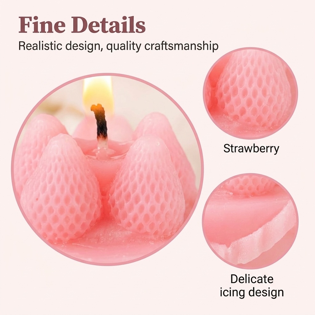 1Pc Cake-Shaped Scented Candle - đánh giá và giá Wedding Souvenir