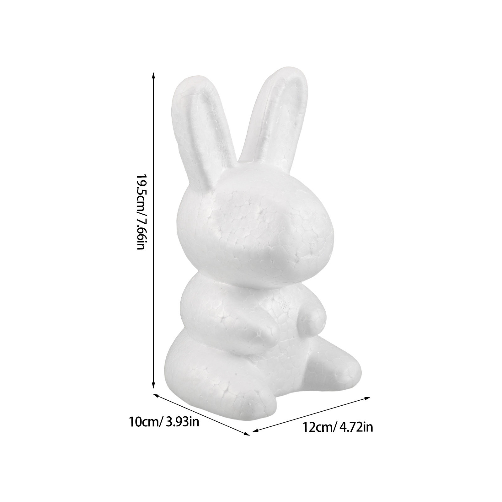 3Pcs White Foam Bunny DIY Scul - đánh giá và giá Wedding Supply Decor
