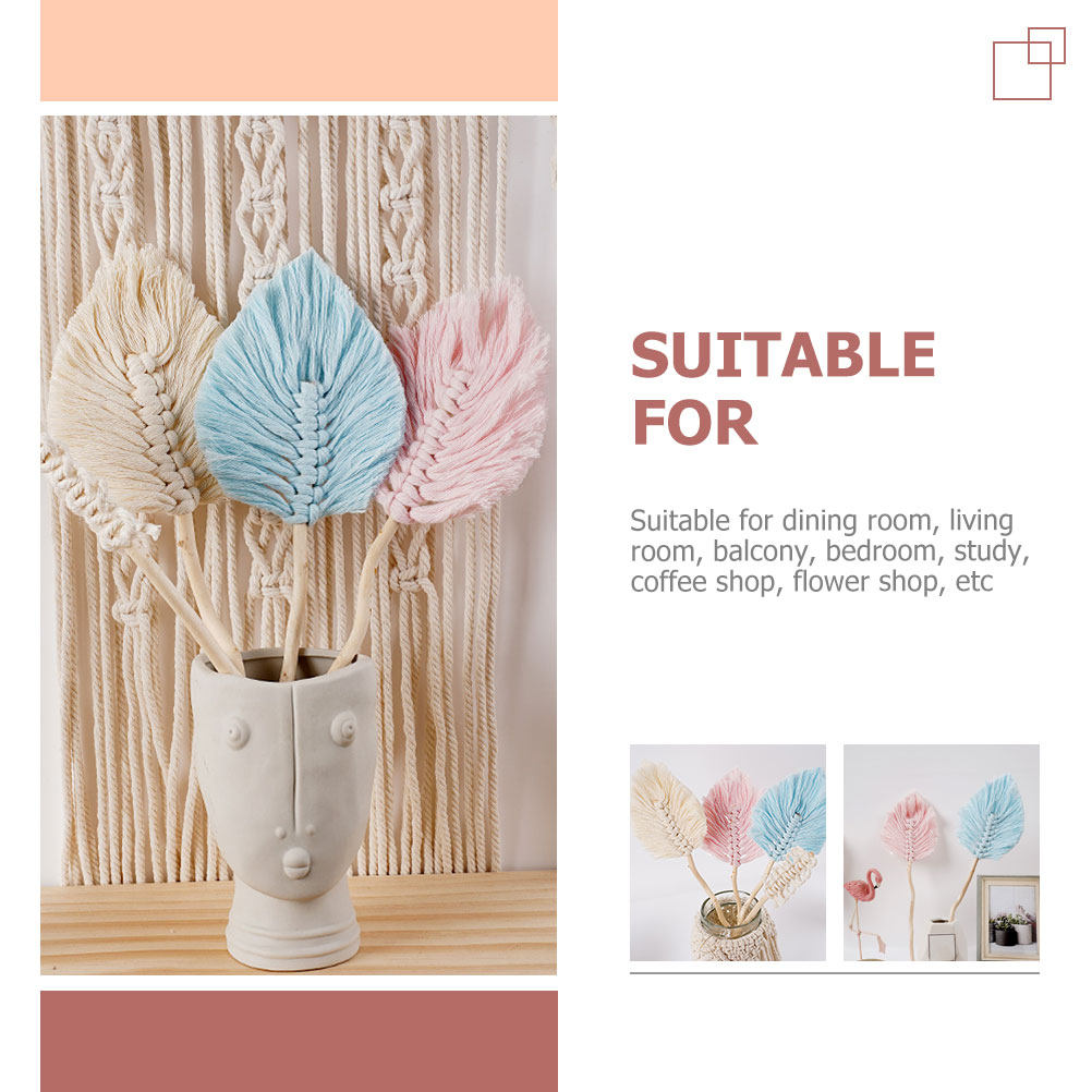4Pcs Cotton Rope Leaf Shape Wa - đánh giá và giá Wedding Supply Decor