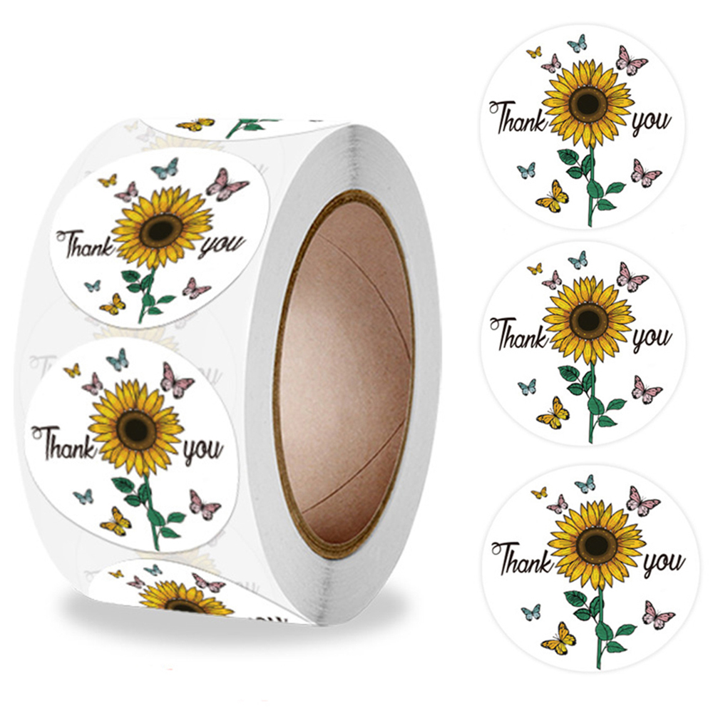 100-500pcs Round Thank You Sti - đánh giá và giá Wedding Sutra