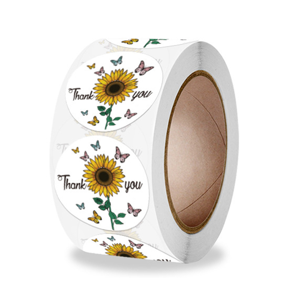 100-500pcs Round Thank You Sti - đánh giá và giá Wedding Sutra