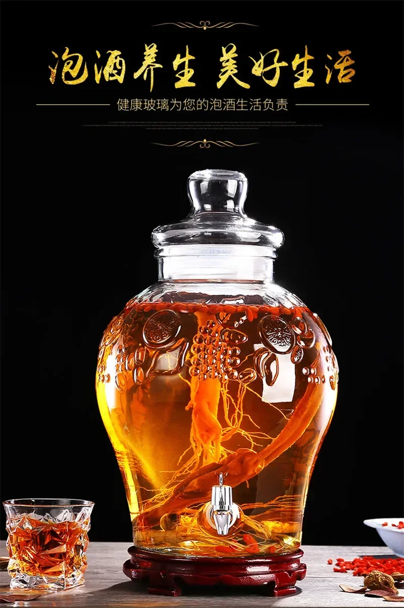 Empty Thick Glass Enzyme Wine  - đánh giá và giá Wedding Tap