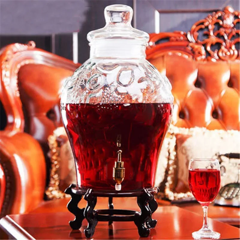 Empty Thick Glass Enzyme Wine  - đánh giá và giá Wedding Tap