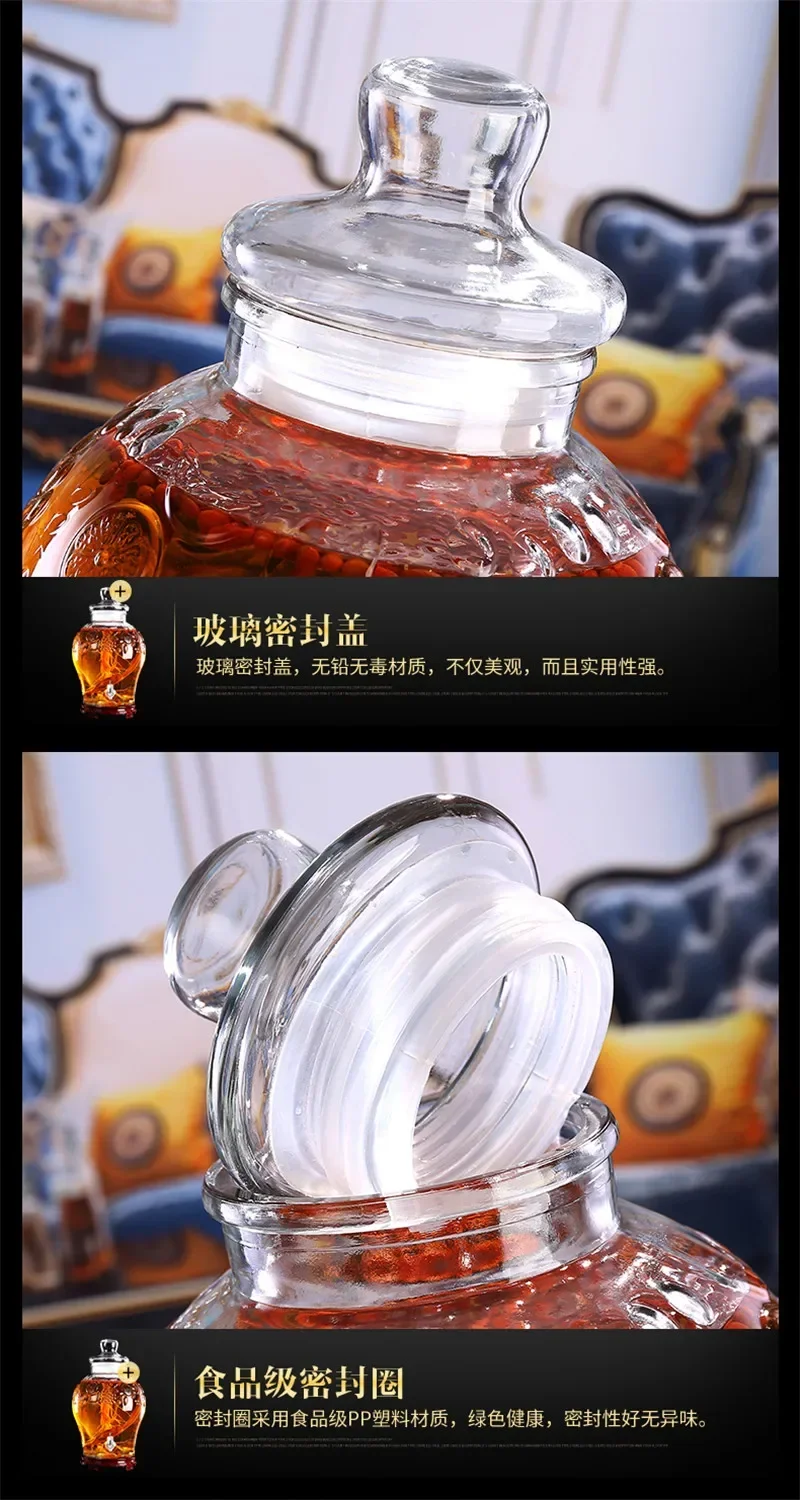 Empty Thick Glass Enzyme Wine  - đánh giá và giá Wedding Tap